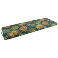 thumbnail image 3 of Blazing Needles Outdoor Bench Cushion, 57" x 19", Gregoire Chamomile, 3 of 5