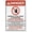 Warning Sign 3, variant on Moving Gate Warning Metal Sign Aluminum Warning Tin Signs for Outdoor Business Yard Lawn Sign Home Decor 8x12 Inch
