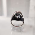 thumbnail image 7 of Mystic Topaz Mans Ring, Natural Mystic Topaz, November Birthstone Topaz, Silver Jewelry, 925 Silver Ring, Birthday Gift, Heavy Mens Ring, Arabic Oxidized Mans Ring, Christmas, Mens Signet Ring, 7 of 7