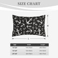thumbnail image 6 of Fotbe Anchor Pillow Cases - Envelope Closure - Luxury, Extra Soft, Cooling Pillow Covers - Wrinkle, Fade, Stain Resistant-20"x30", 6 of 9
