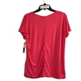 thumbnail image 2 of Ideology Womens Activewear Shadow-Stripe T-Shirt;Medium, 2 of 5