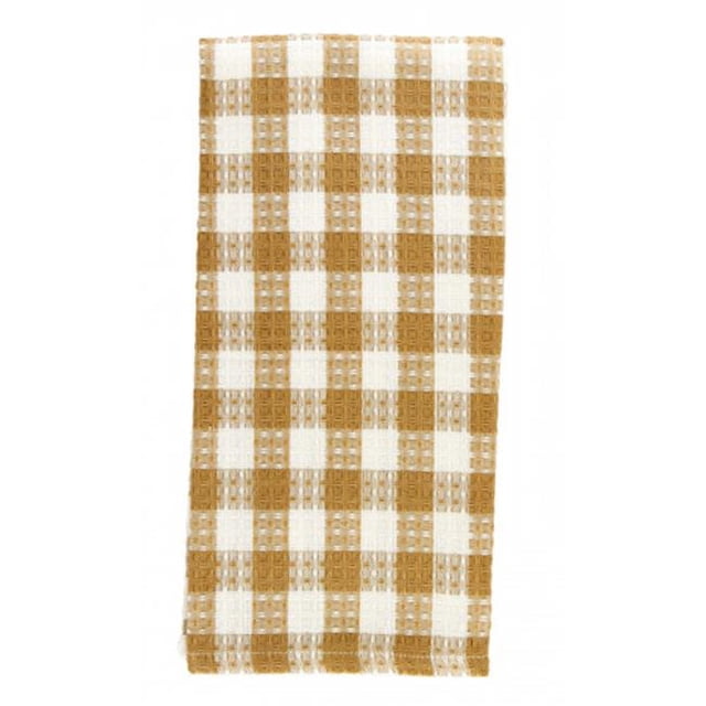 Mr. MJs Trading AG-30294S-4 Tea Towels, Toro Beige Check - Set of 4