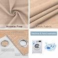 thumbnail image 2 of Fsddascl Orange Blackout Curtains for Bedroom/Living Room, Thermal Insulated Kitchen Curtains, Farmhouse Chic Abstract Cloth Texture Aesthetic Grommet Darkening Window Treatment Drapes 52"x72"x2, 2 of 6