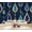 Color 3, variant on Navy Blue Floral Damask Wallpaper Beige vintage baroque luxury Peel and Stick Wall Murals 69"H x 96"W Removable PVC Wall Paper Self-Adhesive Wall Decor for Bedroom Living Room