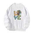 thumbnail image 3 of Sudadera con cuello redondo para hombres y mujeres, jersey de moda para adolescentes y niñas, calle comercial Blanco Yuyangstore Sudaderas con cuello redondo, 3 of 8