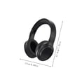 thumbnail image 3 of Upgraded Pro‑level Hybrid Active Noise Cancelling Headphones, HD Sound & Big Bass,Crystal Clear Calls for Travel and Office - (Black), 3 of 8