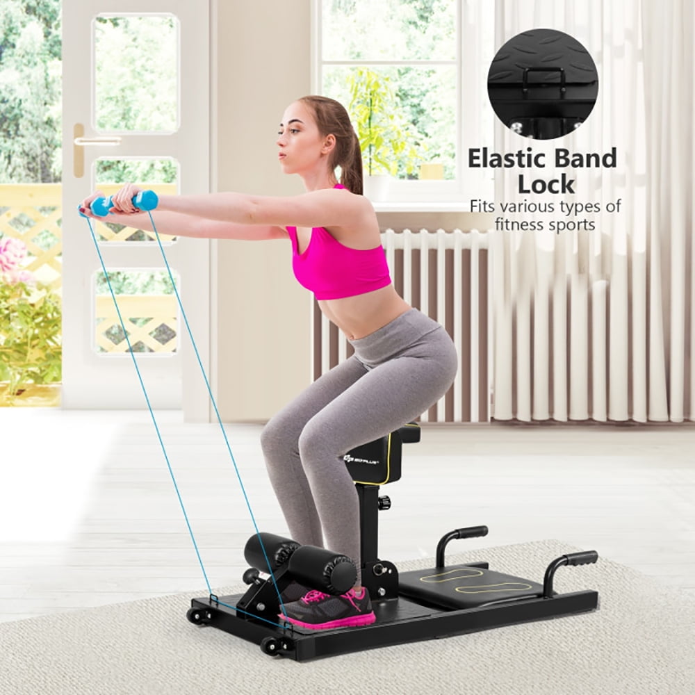 Topcobe 8-in-1 Home Gym Multifunction Squat Fitness Machine, Home Gym Workout Strength Training Fitness Equipment