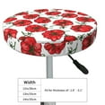 thumbnail image 4 of Vsdgher Hand Drawn Tomatoes Print Stool Covers Round,Stretch Round Stool Covers Washable Stool Cushion Slipcover Elastic Chair Covers for 12-14 Inch Chair, 4 of 7