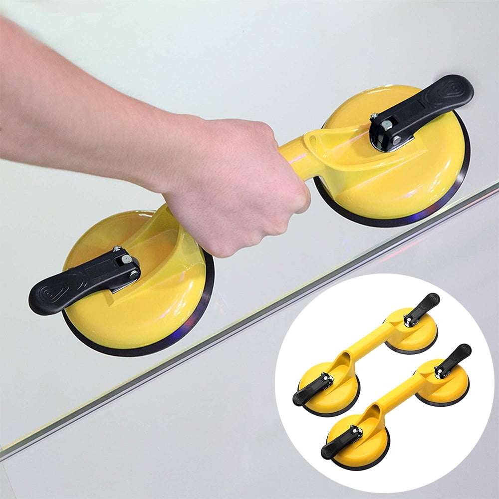 Suction Cups For Glass Juslike 2 Pack Glass Suction Cups - Heavy Duty Aluminum Puller/Lifter