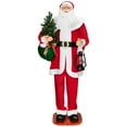 thumbnail image 2 of Northlight Animated and Musical Commercial Size Dancing Santa Christmas Figure - 6', 2 of 6