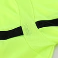 thumbnail image 4 of Zaldita Men's Soccer Referee Jersey Outfits Short Sleeve Pro Referee Shirts with Shorts Set Football Fluorescent Green XXL, 4 of 7