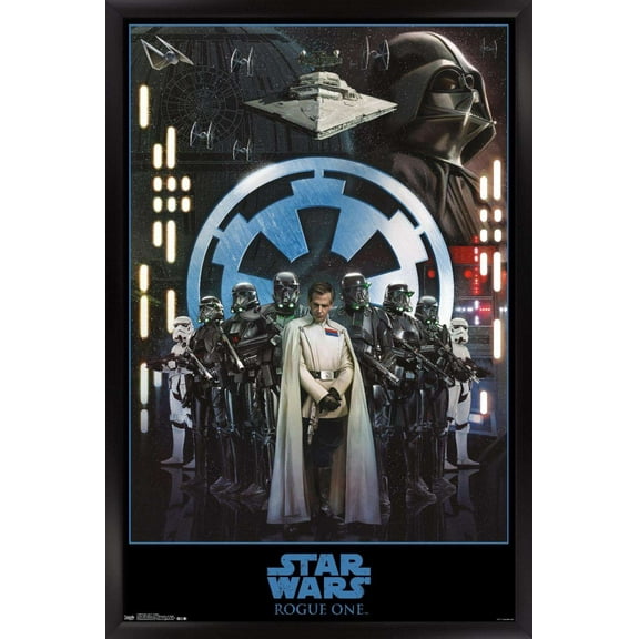 Star Wars: Rogue One - Empire Wall Poster, 14.725" x 22.375", Framed