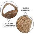 thumbnail image 3 of LABELEPH Planter Straw Flower Pot Hand Woven Indoor Decoration Garden 1Pcs, 3 of 7
