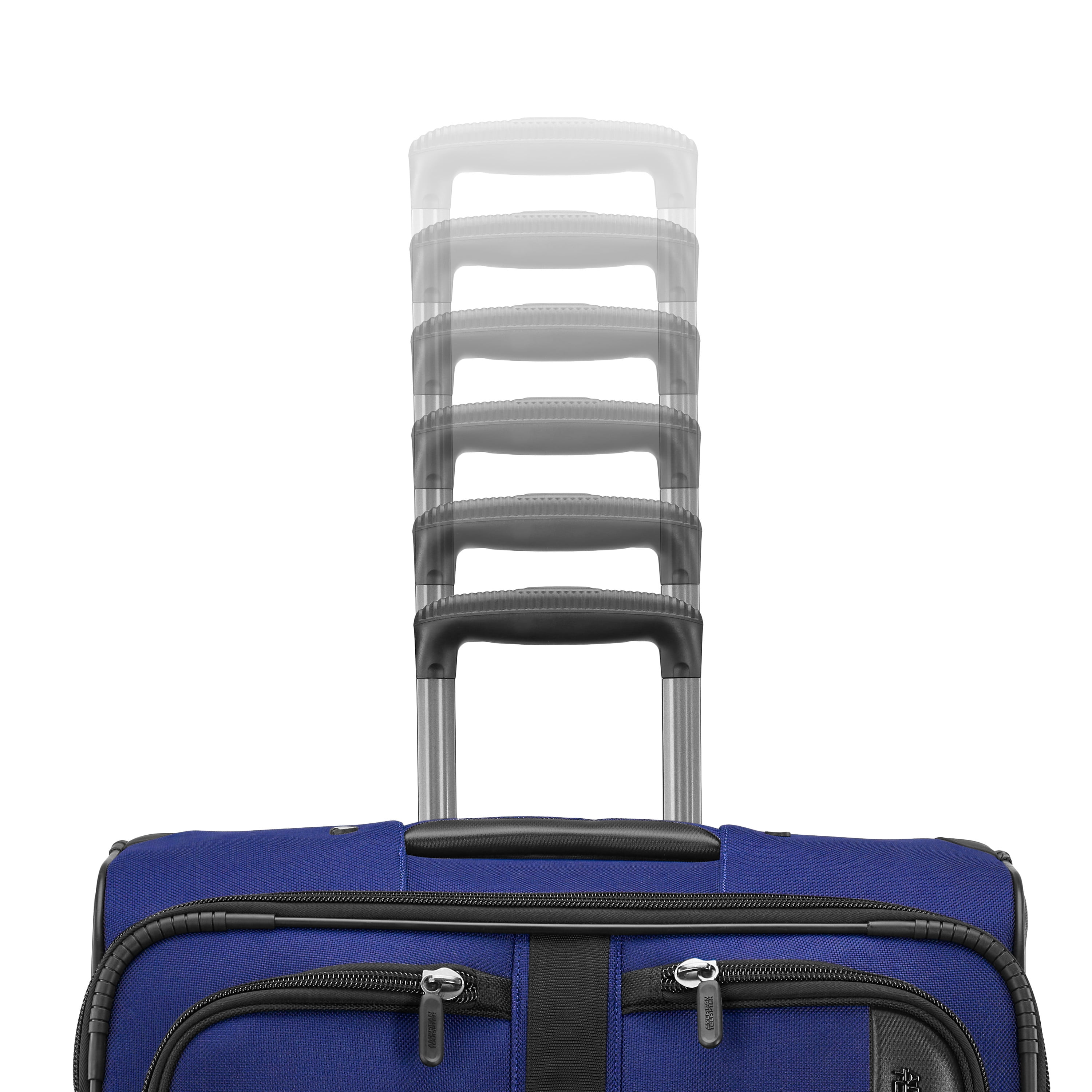 American Tourister Cargo Max 25" Softside Medium Checked Spinner Luggage Single Piece - Sapphire Blue