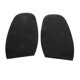 thumbnail image 2 of Repuestos protectores de suelas de zapatos de goma negra para bricolaje, cuidado y reparación de calzado unisex 4 delanteros 2 mm, 2 of 6