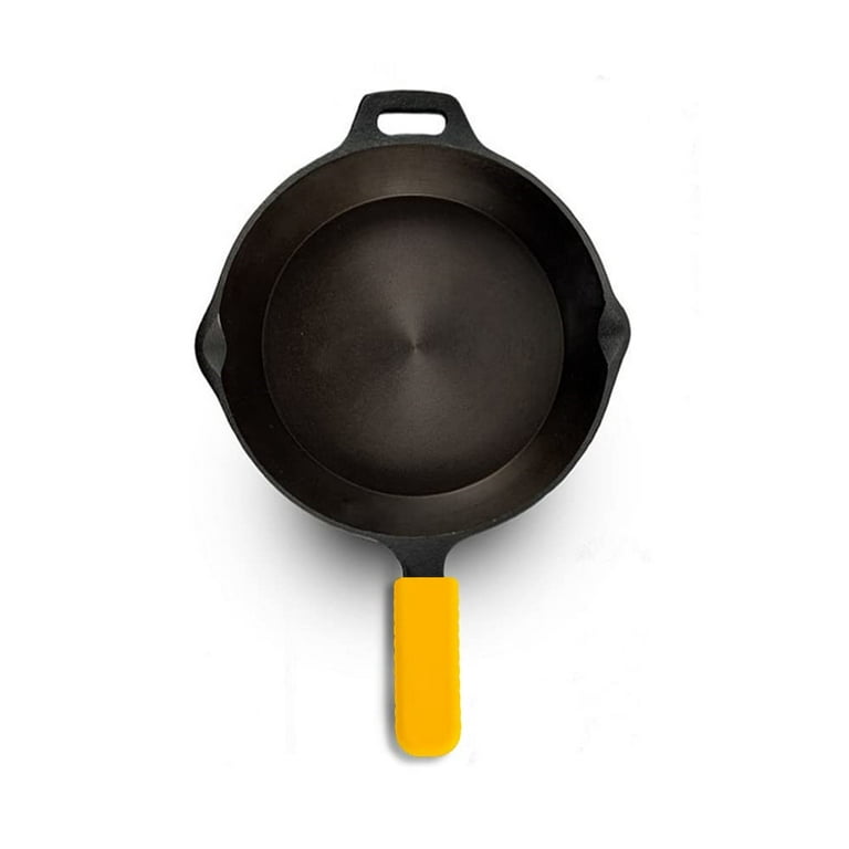diollo Super Smooth Cast Iron Skillet (25 cm) (Yellow Handle