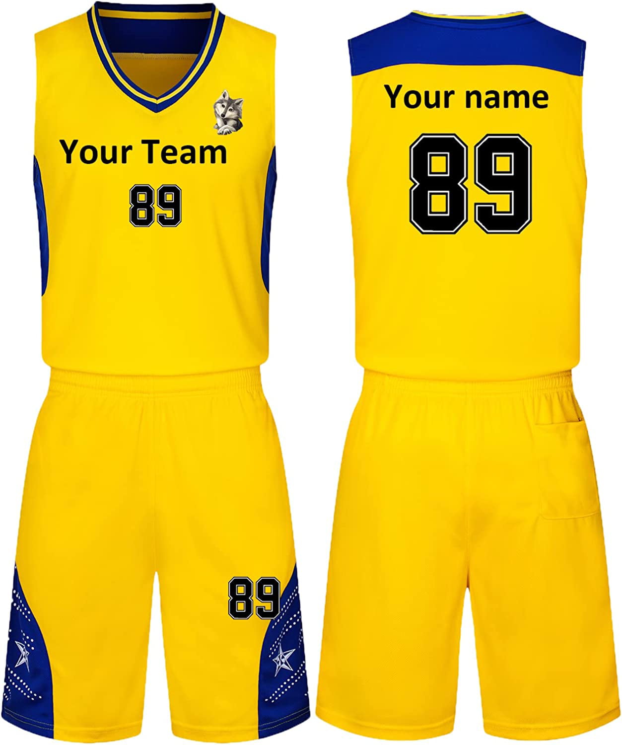 Personalized Kids Basketball Set: Jersey Shorts Ball and -  Sweden
