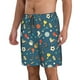thumbnail image 2 of Balery Sports Ball Traje de Baño Estilo Hawaiano para Hombre, Shorts de Secado Rápido con Bolsillos-Small, 2 of 6