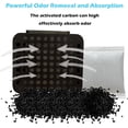 thumbnail image 2 of 2 Pack Stick On Deodorizing Box, 12 Pack Odor Removing Refills for Trash Can, Activated Charcoal Odor Eliminator for Indoor Kitchen Trash/Diaper Pails/Wardrobe/Shoe Cabinet (Black), 2 of 4