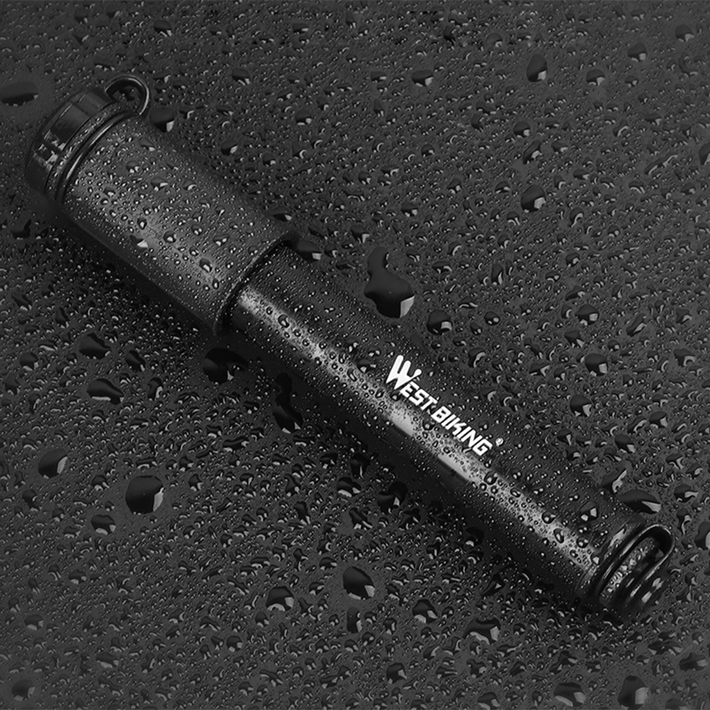 West Biking Portable Aluminum Mini Bike Pump photo 4
