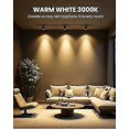 thumbnail image 4 of 7W GU10 LED Bulbs Warm White, AC/DC 12V GU10 LED Spotlight Bulb 650lm 50W 70W MR16 GU10 Halogen Bulbs Equivalent 3000K Warm White, 4 of 5