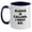 White/Navy, variant on Alaska Calls, I Must Go - Funny Birthday Unique Gift for Alaska Lovers from Friends or Family - Two Tone Coffee Mug