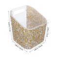 thumbnail image 2 of BESTYASH Organizador De Cepillos De Dorado Montado En Pared Con Adhesivo Impermeable Para, 2 of 6