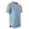 thumbnail image 2 of ZIMEGO Mens Short Sleeve Ringer Tee - Color Block Raglan Casual T-Shirt, 2 of 6