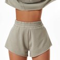 thumbnail image 1 of Pantalones cortos elásticos de Yoga sueltos informales de verano de secado rápido para mujer, pantalones cortos de entrenamiento para correr, Fitness, bailar, 1 of 5