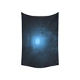 thumbnail image 2 of CADecor Mysterious Gate at the End of Forest Road in Moonlight Wall Hanging Art Tapestry 40x60 inches, 2 of 2
