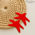 thumbnail image 6 of French Amie Star Fish Small Hair Clips Cellulose Acetate Beach Barrette Slide Set of 2 (Onyx), 6 of 26