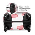 thumbnail image 6 of Uemuo Pink Hearts Printed Washable Luggage Cover - Fashion Suitcase Protector Fits 18-32 Inch Luggage -X-Large, 6 of 9
