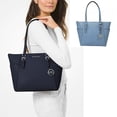 thumbnail image 4 of Michael Kors Bolso Tote Grande Charlotte de Piel Saffiano con Cremallera Superior para Mujer (35F0SCFT3L-denim), 4 of 10