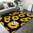 thumbnail image 3 of Area Rugs For Living Room Decor - sunflower pattern Soft Anti Slip Throw Washable Rugs 5x7 For Bedroom, Indoor Carpet For Bedroom Living Room 80x58In, 3 of 7
