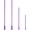Purple, variant on 4pcs Mini Silicone Spatula Set, 3 Size Makeup Spatula Small Rubber Spatula for Thin Jar Skinny Openings Bottles, Tiny Scraper for Kitchen and Cosmetic, Multipurpose Scraping Mixing Tools (Purple)