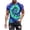 HGG310-Dark Blue, variant on Men's Tie Dye Shirt Funny Rainbow Psychedelic Graphic Short Sleeve Crewneck Casual T-Shirt Tops