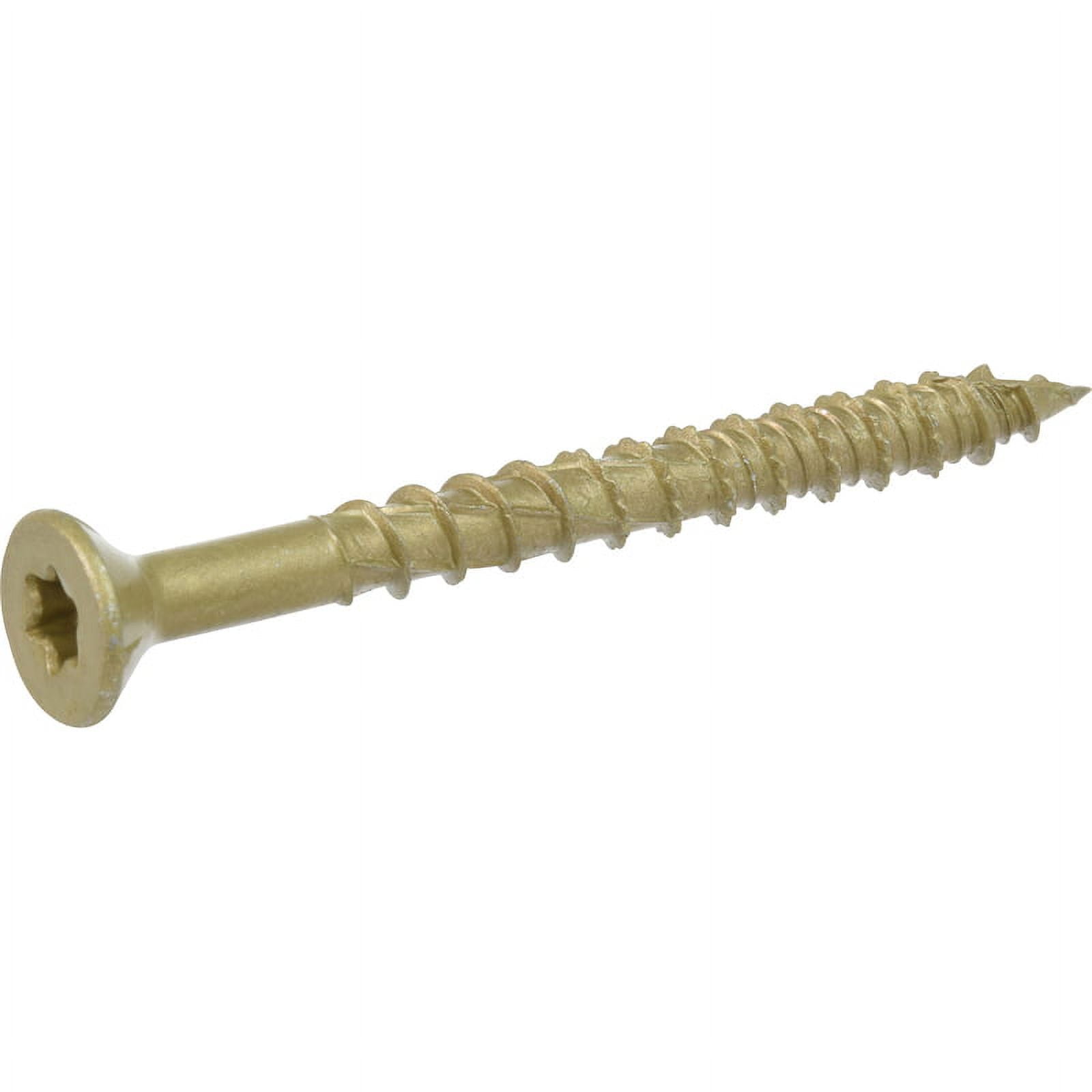 Hillman 116859 Multi-Material Screw POWERPRO ONE 1/4" S X 2-3/4" L Star Flat Head 1 lb Bronze
