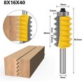 thumbnail image 4 of Brocas en "V" de Panel elevado con vástago de 8mm, cortador de pegamento para juntas, para madera, espiga, carpintería, cono, fresadora, espiga, tamaño de la máquina: 8X19X54, 4 of 8