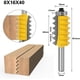 thumbnail image 4 of Vástago de 8 mm Panel elevado "V" Junta de dedo Broca Pegamento Molino Pasador de madera Carpintería Cónica Fresadora de espiga (Tamaño: 8X19X54) Zhivalor YQ-2858, 4 of 4