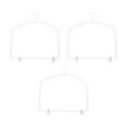 thumbnail image 5 of 3 Pieces Top Swivel Hook Body Shape Display Hangers Storage Multifunctional Organizer Bikini Hangers Swimsuit Hangers for Scarves Sleepwear Beige, 5 of 8
