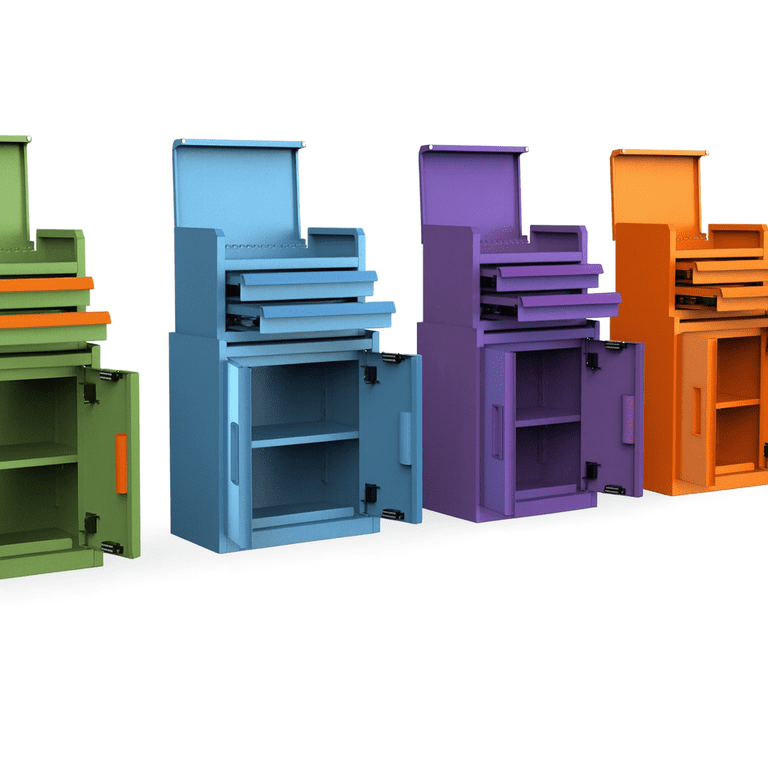 Hyper Tough Limited Edition 10-inch 2-Drawer Steel Mini Tool Box