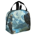 thumbnail image 2 of Vsdgher Majestic Eagle Over Castle Lunch Bag, Lunch Box for Women Adult Men, Lunch Tote Insulated Cooler Lunch Container for Work/Office/Picnic/Travel, 2 of 8