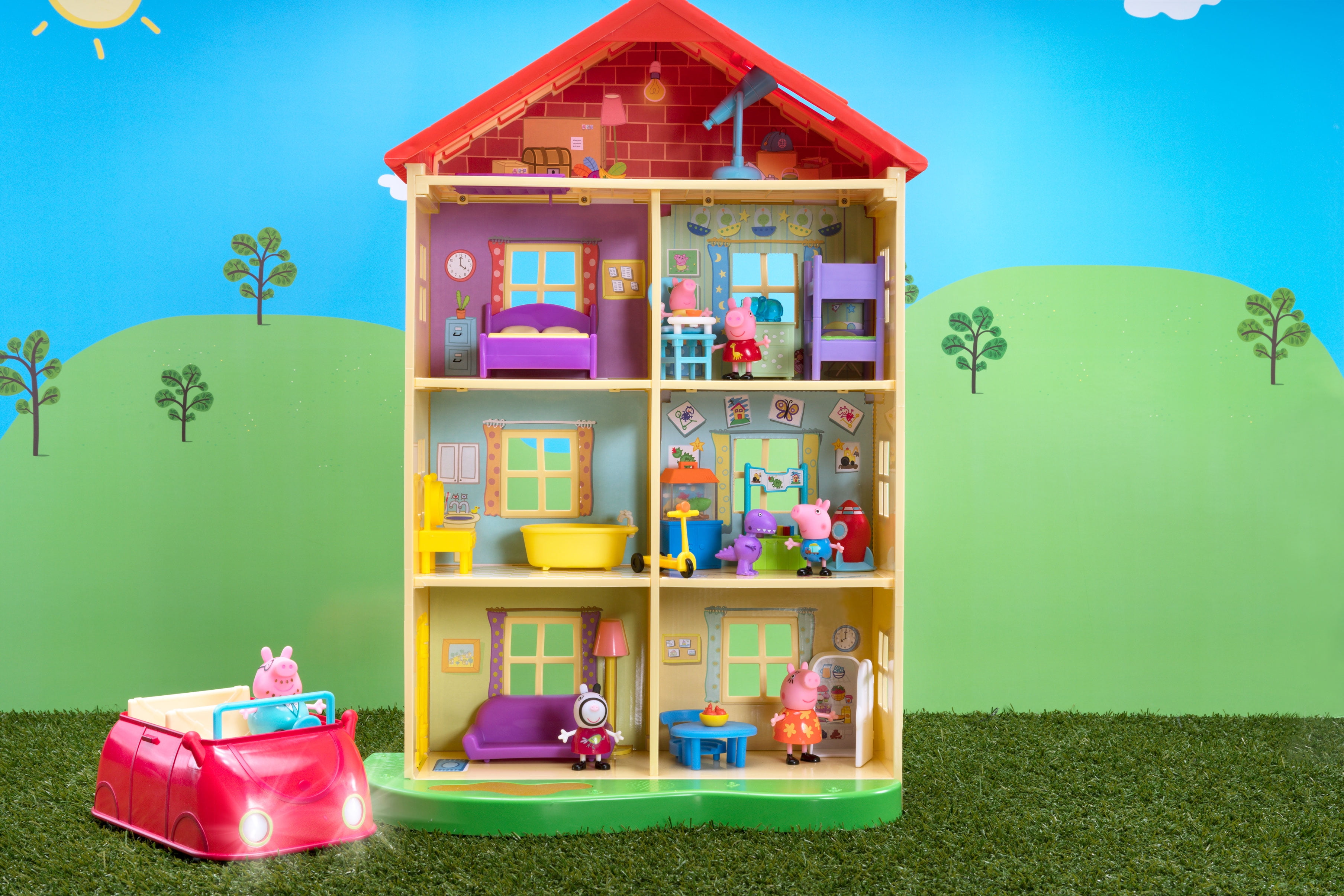 peppa pig family playset