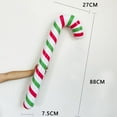 10pcs 88cm Candy Cane Christmas Decorations, Christmas, Outdoor, Front