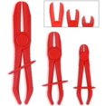 thumbnail image 1 of 3PCS Hose Clamp Pliers Set,Heat Resistant Hose Pinch off Pliers with Anti Slip Handle,Universal Automotive Tools for Fuel Line,Gas Line,Brake Line,Flexible Hose,Coolant Hose (Red) Blue Red, 1 of 5