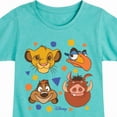thumbnail image 3 of The Lion King - Simba, Pumbaa, Timon, & Zazu - Toddler & Youth Girls Short Sleeve Graphic T-Shirt, 3 of 5