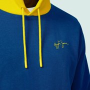 Ayrton Senna Mens Fanwear Stripe Hoody- Navy
