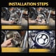 thumbnail image 3 of Faro De Motocicleta Lámpara de cabeza redonda de haz alto y bajo de 7 pulgadas con ojo de ángulo para GMC Savana Jeep Comanche, 3 of 8