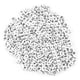 thumbnail image 2 of 300 Uds. Cuentas de cubo de una sola letra de acrílico blanco AZ DIY pulsera collar Accesorios, 2 of 5