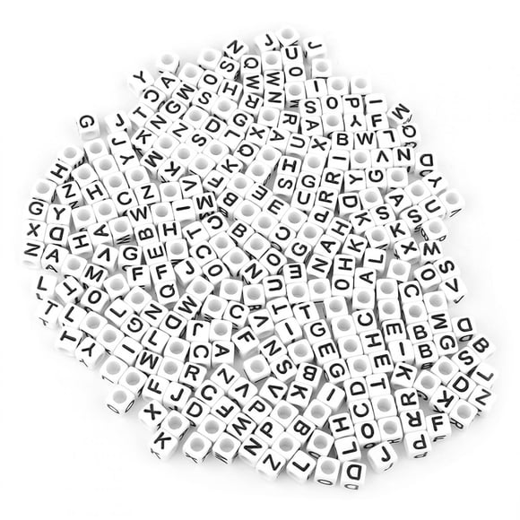 Letter Beads, Practical 300Pcs Alphabet Letter Beads Letters Beads, For DIY Crafts Bracelets